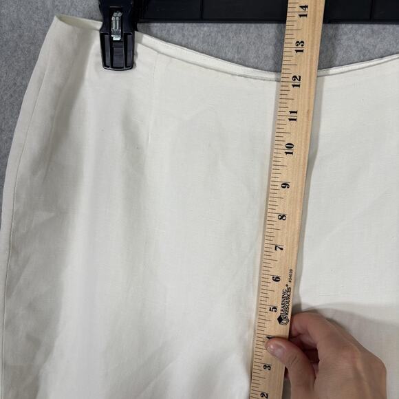 Vintage Casual Corner Linen Pants Sz 12 Lined Quiet Luxury Minimalist Nautical** - Picture 5 of 12